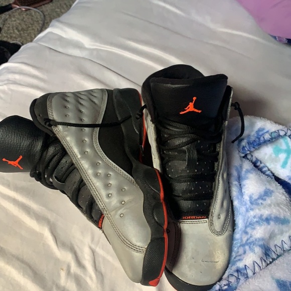 Reflective grey Retro 13s - Picture 4 of 6